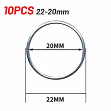 10pc Circular Saw Blade Reducing Rings Conversion Ring Cutting Disc Inner Hole Adapter 16/20/25.4/30mm Woodworking Tools Washer
10pc Circular Saw Blade Reducing Rings Conversion Ring Cutting Disc Inner Hole Adapter 16/20/25.4/30mm Woodworking Tools Washer