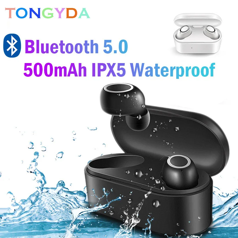 Wireless Headphones IPX7 Waterproof Touch Control TWS Bluetooth 5.0 Stereo Earbuds Sports Earphones Headsets with Microphone
Wireless Headphones IPX7 Waterproof Touch Control TWS Bluetooth 5.0 Stereo Earbuds Sports Earphones Headsets with Microphone
