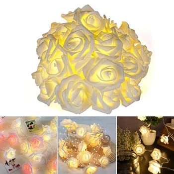 3/6m Christmas Simulation Rose Shape LED Light String Xmas Home Decoration Lamp Drop Shipping
3/6m Christmas Simulation Rose Shape LED Light String Xmas Home Decoration Lamp Drop Shipping