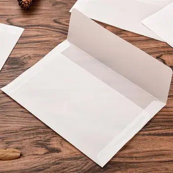 20Pcs Translucent Bronzing Blank Paper Envelopes Paper Container Invitations Envelope for Writing Letters without Card (White)
20Pcs Translucent Bronzing Blank Paper Envelopes Paper Container Invitations Envelope for Writing Letters without Card (White)