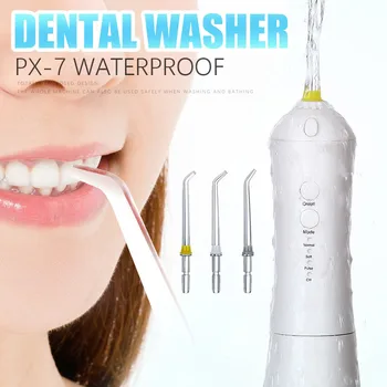 Electric Oral Irrigator Tooth Cleaner Full-body IPX-7 waterproof 360 ° rotating Portable Electric Household Oral Cleaner #IS#g40
Electric Oral Irrigator Tooth Cleaner Full-body IPX-7 waterproof 360 ° rotating Portable Electric Household Oral Cleaner #IS#g40