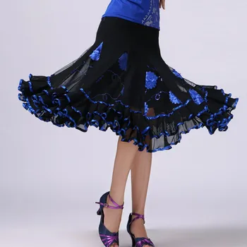 X Women Patchwork Dance Practice Performance Dance Dress Latin Dance Ballroom Dance Sequins Flower Big Swing Dress
X Women Patchwork Dance Practice Performance Dance Dress Latin Dance Ballroom Dance Sequins Flower Big Swing Dress