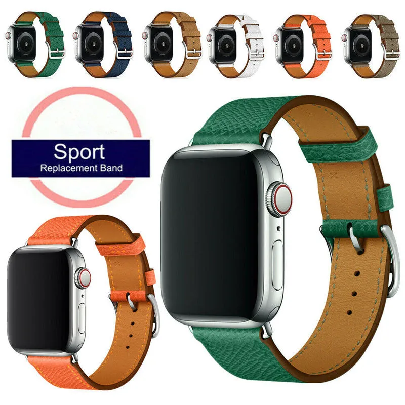 Band For Apple Watch Series 3/2/1 38MM 42MM Genuine Leather Breathable Replacement Strap Loop for iWatch Series 4 5 40MM 44MM
Band For Apple Watch Series 3/2/1 38MM 42MM Genuine Leather Breathable Replacement Strap Loop for iWatch Series 4 5 40MM 44MM