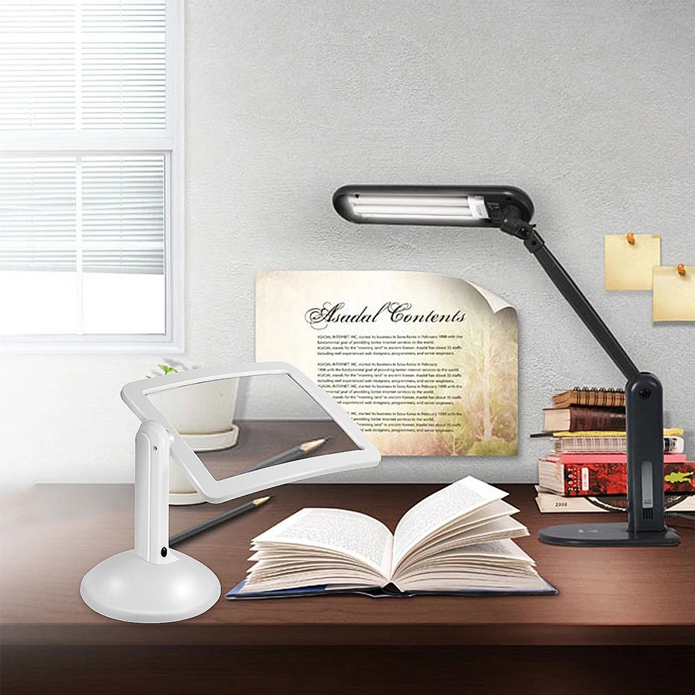 LED White School Gadget Reading Magnifier Desktop Light Durable Accessories Home Table Lamp Magnifying Tool Office Convenient
LED White School Gadget Reading Magnifier Desktop Light Durable Accessories Home Table Lamp Magnifying Tool Office Convenient