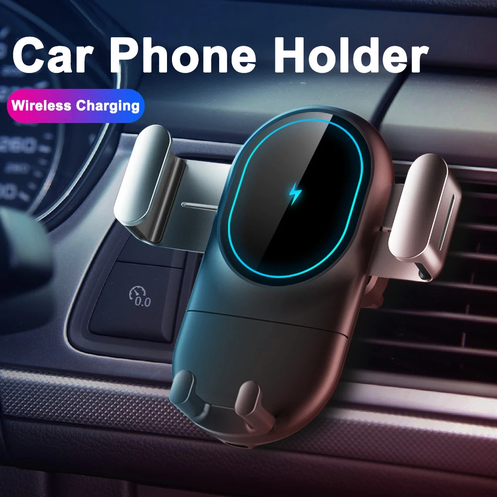 Gravity Sensing Automatic Switch Wireless Charging Car Phone Holder Breathing Lamp Mobile Cell Stand Air Vent Mount Auto Grip
Gravity Sensing Automatic Switch Wireless Charging Car Phone Holder Breathing Lamp Mobile Cell Stand Air Vent Mount Auto Grip