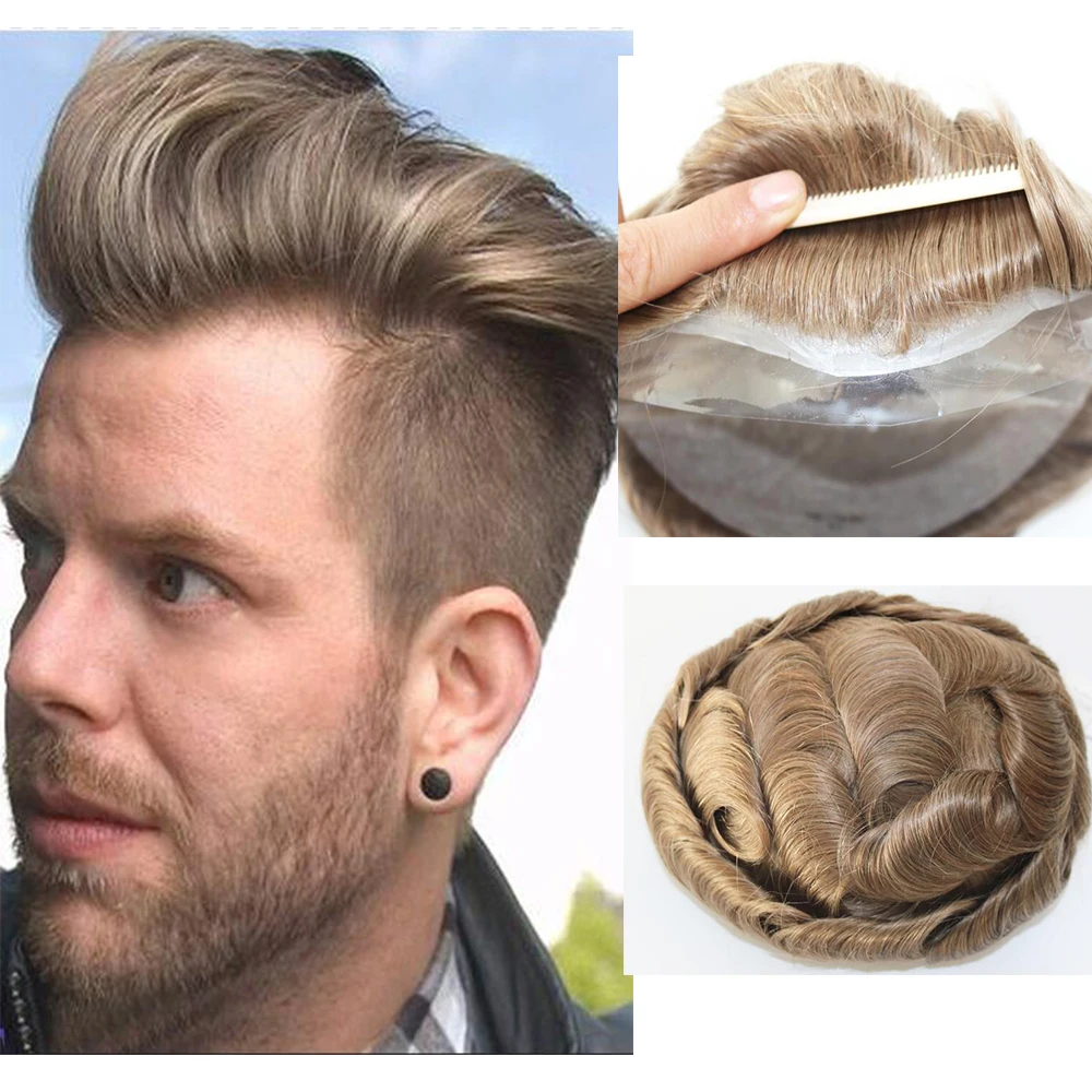 Super Thin Skin Toupee For Men Human Hair With 8X10 inch Skin Cap ME Base Single Knotted Natural Wave Men's Replacement
Super Thin Skin Toupee For Men Human Hair With 8X10 inch Skin Cap ME Base Single Knotted Natural Wave Men's Replacement