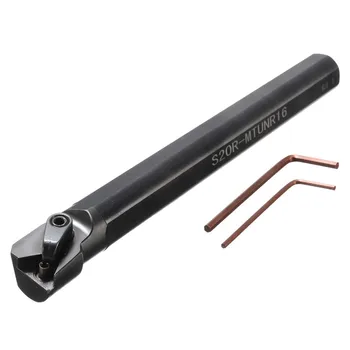 S20R-MTUNR16 Turning Boring Tool Bar Holder 95 Degree For TNMG1604 20x200mm with Wrench
S20R-MTUNR16 Turning Boring Tool Bar Holder 95 Degree For TNMG1604 20x200mm with Wrench