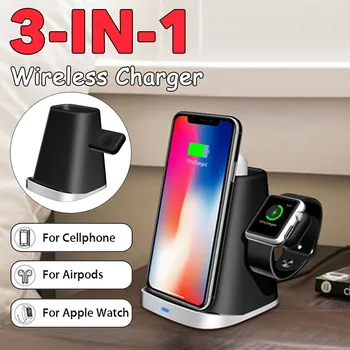 3 in 1 Wireless Charger Multifunctional Fast Charging Dock Stand for Mobile LHB99
3 in 1 Wireless Charger Multifunctional Fast Charging Dock Stand for Mobile LHB99