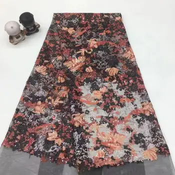 5yards/bag Mixed color embroidery sequins multi-color optional leaf pattern fabric used in wedding dress design XX103#
5yards/bag Mixed color embroidery sequins multi-color optional leaf pattern fabric used in wedding dress design XX103#