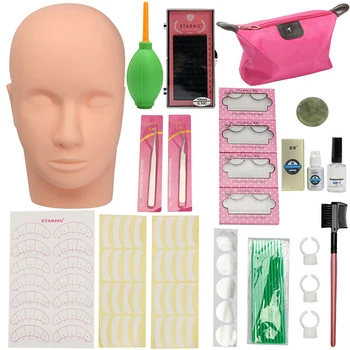 16pcs Lashes Grafting Glue False Tool Practice Beginner Eyelash Extension Kit Professional Makeup Training Cosmetic Realistic
16pcs Lashes Grafting Glue False Tool Practice Beginner Eyelash Extension Kit Professional Makeup Training Cosmetic Realistic
