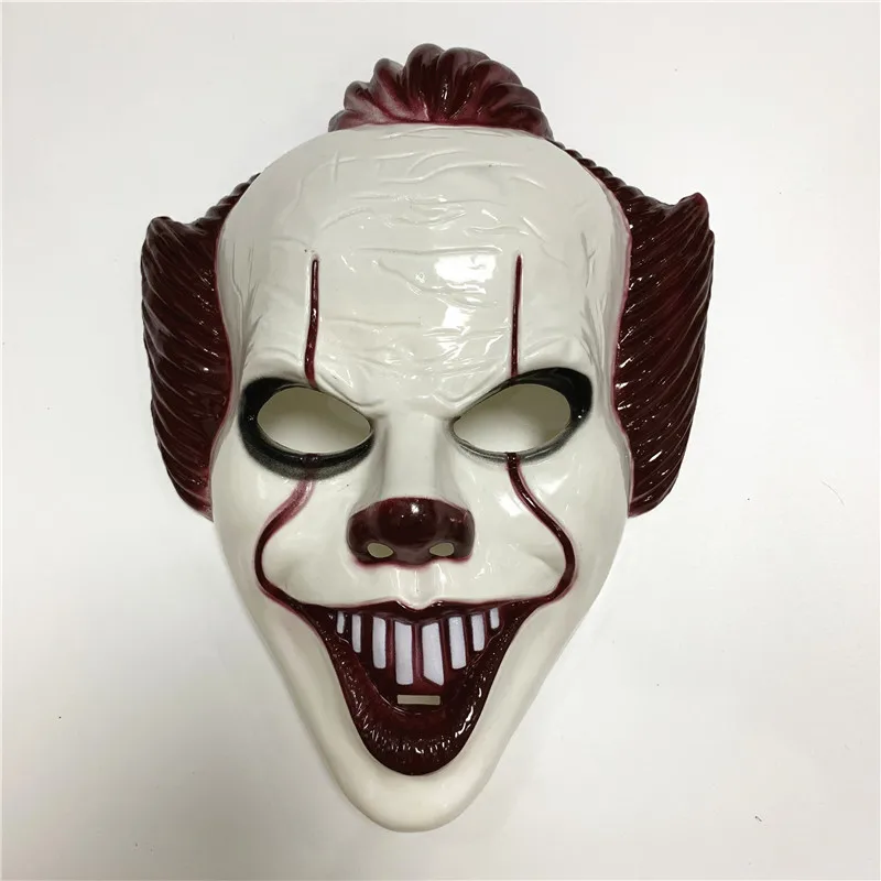 2019 Movie Stephen King's It Joker Pennywise Mask Full Face Horror Clown Cosplay Mask Halloween Party Costume Props
2019 Movie Stephen King's It Joker Pennywise Mask Full Face Horror Clown Cosplay Mask Halloween Party Costume Props