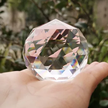 New Photography Faceted Crystal Ball Feng Shui Paperweight Decorative Glass Quartz Sphere Shiny Gifts Home Decoration Ornaments
New Photography Faceted Crystal Ball Feng Shui Paperweight Decorative Glass Quartz Sphere Shiny Gifts Home Decoration Ornaments