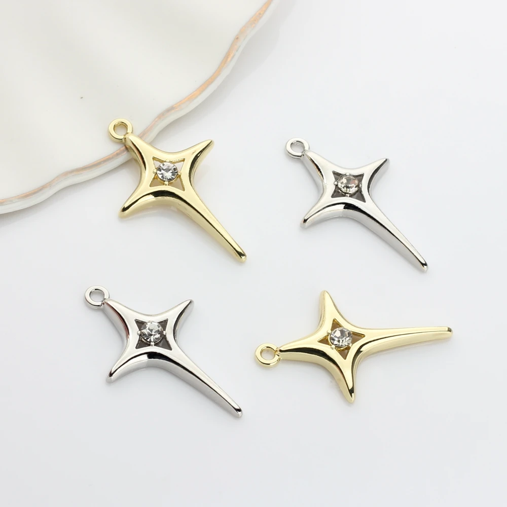 Zinc Alloy Metal Stars Pendant Charms 10pcs/lot For DIY Jewelry making Finding accessories
Zinc Alloy Metal Stars Pendant Charms 10pcs/lot For DIY Jewelry making Finding accessories