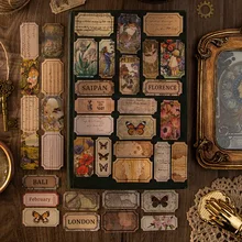 30PCS/LOT Retro Dates Floral Kraft Paper Stickers Set Tickets Theme DIY Decoration Stationery Gift
30PCS/LOT Retro Dates Floral Kraft Paper Stickers Set Tickets Theme DIY Decoration Stationery Gift