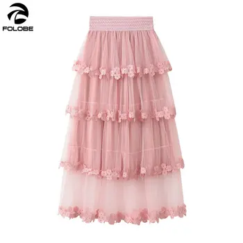 2020 New Beach Appliques Layers Tiered Long Skirts Womens Summer Mesh Tulle Bohemian Jupe Saia Pink White Black Gray Apricot
2020 New Beach Appliques Layers Tiered Long Skirts Womens Summer Mesh Tulle Bohemian Jupe Saia Pink White Black Gray Apricot