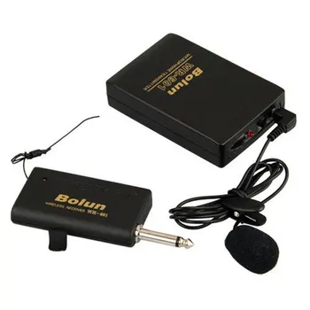 Wireless Microphone System with Transmitter & Receiver Portable Clip-on Microphone for Teaching Public Speaking WR601
Wireless Microphone System with Transmitter & Receiver Portable Clip-on Microphone for Teaching Public Speaking WR601