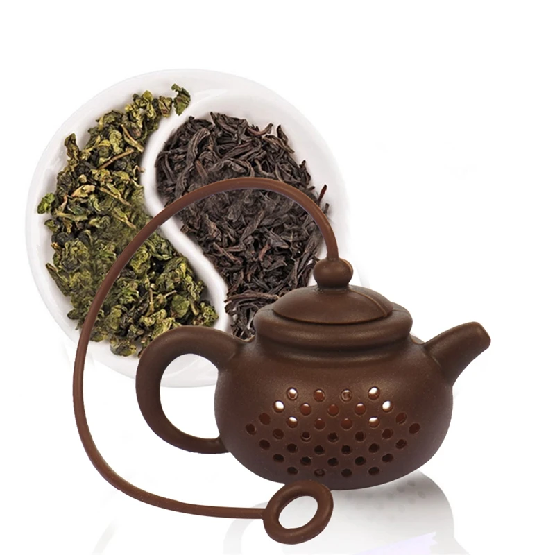 Creative Silicone Tea Bag Tea Pot Shape Tea Filter Safely Cleaning Infuser Tea Tool-Brown
Creative Silicone Tea Bag Tea Pot Shape Tea Filter Safely Cleaning Infuser Tea Tool-Brown