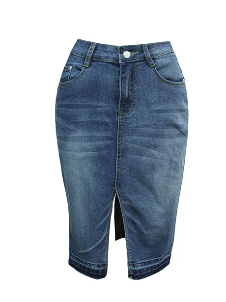 FANAN-D02 Explosion models in Europe and America 2020 AliExpress raw edge hem front split skirt washed white high waist denim sk
FANAN-D02 Explosion models in Europe and America 2020 AliExpress raw edge hem front split skirt washed white high waist denim sk