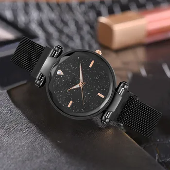 Women Watches Hot Fashion Simple Starry Dial Stainless Steel Mesh Belt Ladies Quartz Watch Gift relogio feminino часы женские
Women Watches Hot Fashion Simple Starry Dial Stainless Steel Mesh Belt Ladies Quartz Watch Gift relogio feminino часы женские