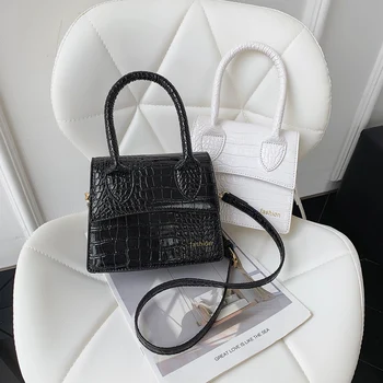 Fashion Alligator PU Leather Women Handbags Casual Small Tote Purse Female Girl Solid Color Crossbody Shoulder Top-handle Bags
Fashion Alligator PU Leather Women Handbags Casual Small Tote Purse Female Girl Solid Color Crossbody Shoulder Top-handle Bags