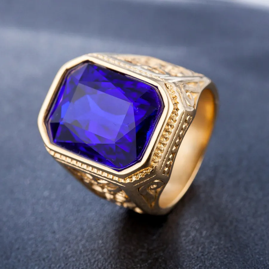 Big gemstones ring for men gold color sapphire blue & red& green emerald crystal stone zircon diamond wedding jewelry accessory
Big gemstones ring for men gold color sapphire blue & red& green emerald crystal stone zircon diamond wedding jewelry accessory