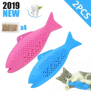 2 Pack Catnip Toys for Cats Natural Rubber Simulation Fish Shape Interactive Cat Toys Effective Cat Teeth Cleaning Dental Care C
2 Pack Catnip Toys for Cats Natural Rubber Simulation Fish Shape Interactive Cat Toys Effective Cat Teeth Cleaning Dental Care C