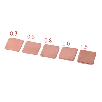 10Pcs DIY Copper Heatsink thermal Pad for Laptop GPU CPU VGA Chip RAM Copper Sheet New
10Pcs DIY Copper Heatsink thermal Pad for Laptop GPU CPU VGA Chip RAM Copper Sheet New