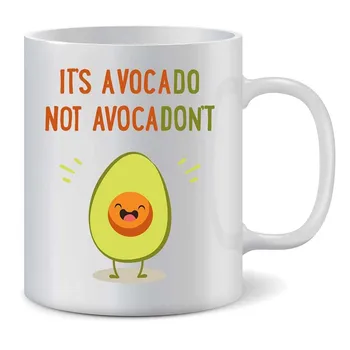 Avocado Mug - It's Avocado not Avocadont | Funny & Inspirational Coffee Mugs for Women Gift Set with quotes for her. Cute birthd
Avocado Mug - It's Avocado not Avocadont | Funny & Inspirational Coffee Mugs for Women Gift Set with quotes for her. Cute birthd