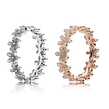 Baofu Authentic 925 Sterling Silver Ring Intersecting Daisy Love Ring Crystal Feminine Charm Party Ring Gift High-End Jewelry
Baofu Authentic 925 Sterling Silver Ring Intersecting Daisy Love Ring Crystal Feminine Charm Party Ring Gift High-End Jewelry