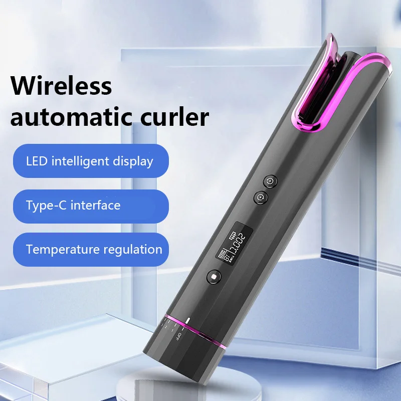 Portable Automatic Curling Iron Multi-Function USB Charging Travel Smart Wireless LCD Automatic Curling Iron Four Temperature
Portable Automatic Curling Iron Multi-Function USB Charging Travel Smart Wireless LCD Automatic Curling Iron Four Temperature