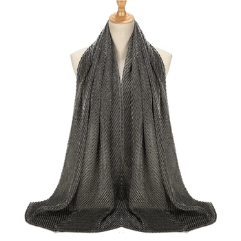 Shinny scarf Pleated Crinkle Women's Hijab Muslim Head Wrap wrinkle Shawl scarves Plain Colours
Shinny scarf Pleated Crinkle Women's Hijab Muslim Head Wrap wrinkle Shawl scarves Plain Colours