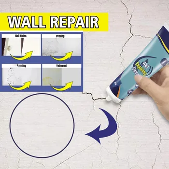 Magic White Latex Paint Wall Repair Cream Household Hole Disappear Waterproof Repair Crack Nail Eye Simple Safe
Magic White Latex Paint Wall Repair Cream Household Hole Disappear Waterproof Repair Crack Nail Eye Simple Safe