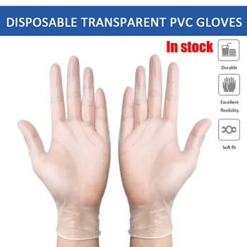 50/100pcs Thin Disposable Gloves Transparent Household Kitchen Cleaning Baking Glove Natural-latex Free Powder Free Unisex
50/100pcs Thin Disposable Gloves Transparent Household Kitchen Cleaning Baking Glove Natural-latex Free Powder Free Unisex