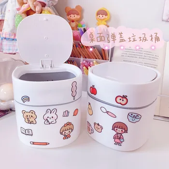 High Quality Push Waste Bin Small Trash Can Mini Desktop Ashcan Litter Trash Little Tabletop Trashbox For Desk Car Trash Bin
High Quality Push Waste Bin Small Trash Can Mini Desktop Ashcan Litter Trash Little Tabletop Trashbox For Desk Car Trash Bin