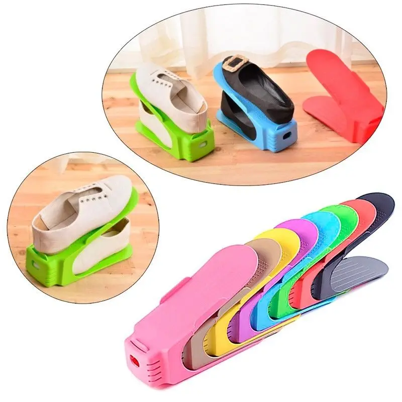 Urijk Multicolor Double Layer Shoe Storage Organizer Shelf Size Adjustable Shoe Storage Rack Holder Home Storage Rack
Urijk Multicolor Double Layer Shoe Storage Organizer Shelf Size Adjustable Shoe Storage Rack Holder Home Storage Rack