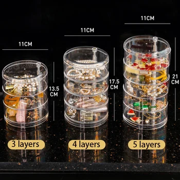 360 Degree Rotating Cosmetic Organizer Multifunctional Whirl Jewelry Box Earrings Watch Necklace Fashion Crystal Storage Rack
360 Degree Rotating Cosmetic Organizer Multifunctional Whirl Jewelry Box Earrings Watch Necklace Fashion Crystal Storage Rack