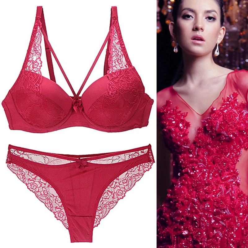 Nouvelle Seamless Brand Sexy Bras Set BCDE Cup Lace Bow Underwear For Womens Push Up Large Size Plunge Lingerie Nouvelle Seamless Brand Sexy Bras Set BCDE Cup Lace Bow Underwear For Womens Push Up Large Size Plunge Lingerie