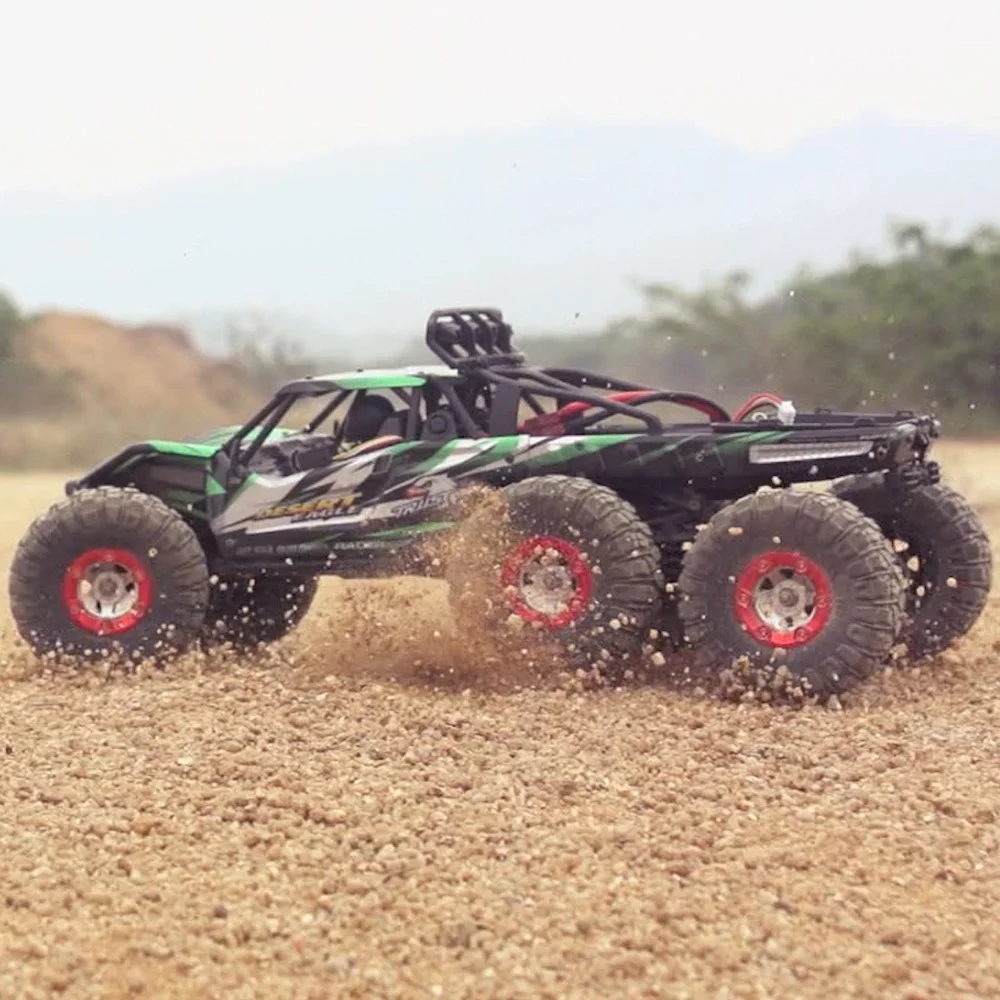 

2020 New Arrival FEIYUE FY06 1:12 2.4GHz 6WD RC Off-road Desert Truck RTR 60km High-speed / Metal Shock Absorber Racing Car