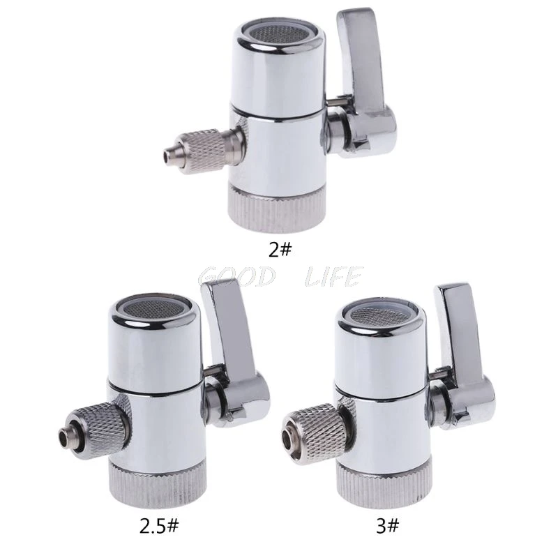 Faucet Adapter Diverter Valve Counter Top Water Filter Faucet Diverter Valve Ro System 1/4" 2.5/8" 3/8" Tube Connector
Faucet Adapter Diverter Valve Counter Top Water Filter Faucet Diverter Valve Ro System 1/4" 2.5/8" 3/8" Tube Connector