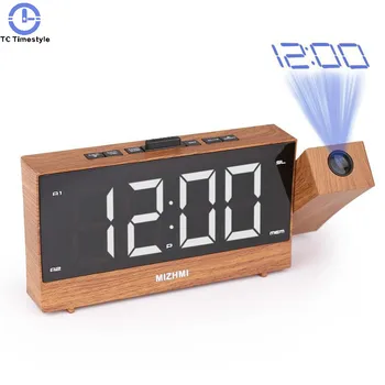 Projection Alarm Clock FM Radio LED Display Digital Desk Watch 180 Degree Adjustable Projector Snooze Electronic Dual Alarms
Projection Alarm Clock FM Radio LED Display Digital Desk Watch 180 Degree Adjustable Projector Snooze Electronic Dual Alarms
