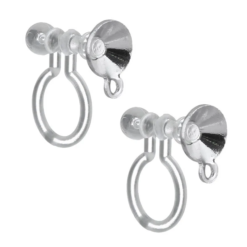 10pcs Transparent U shape Ear Clip with Metal Pad fitting No-priecing Earrings Blanks for Diy Jewelry Making Earring Accessories
10pcs Transparent U shape Ear Clip with Metal Pad fitting No-priecing Earrings Blanks for Diy Jewelry Making Earring Accessories