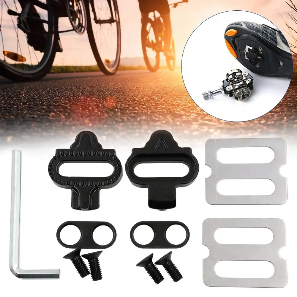 Mountain Bicycle Pedals Cleat Biking MTB Bike Cleat Set Clip-in Clips Kit W/Hardware Nuts Cleats Pedals Plate Bicycle Accessory
Mountain Bicycle Pedals Cleat Biking MTB Bike Cleat Set Clip-in Clips Kit W/Hardware Nuts Cleats Pedals Plate Bicycle Accessory
