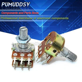 5PCS B1K B2K B5K B10K B20K B100K B250K B1M 6Pin Shaft WH148 15MM Amplifier Dual Stereo Potentiometer 1K 2K 5K 10K 50K 100K 250K
5PCS B1K B2K B5K B10K B20K B100K B250K B1M 6Pin Shaft WH148 15MM Amplifier Dual Stereo Potentiometer 1K 2K 5K 10K 50K 100K 250K