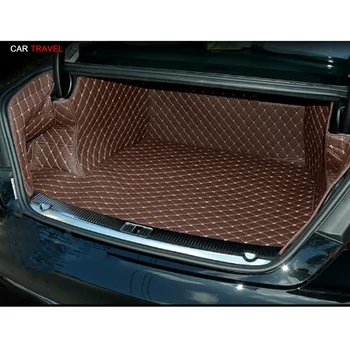 Good quality! Full set trunk mats for Audi A8 Long model 2017-2011 durable waterproof cargo liner mats boot carpets for A8 2015 
Good quality! Full set trunk mats for Audi A8 Long model 2017-2011 durable waterproof cargo liner mats boot carpets for A8 2015