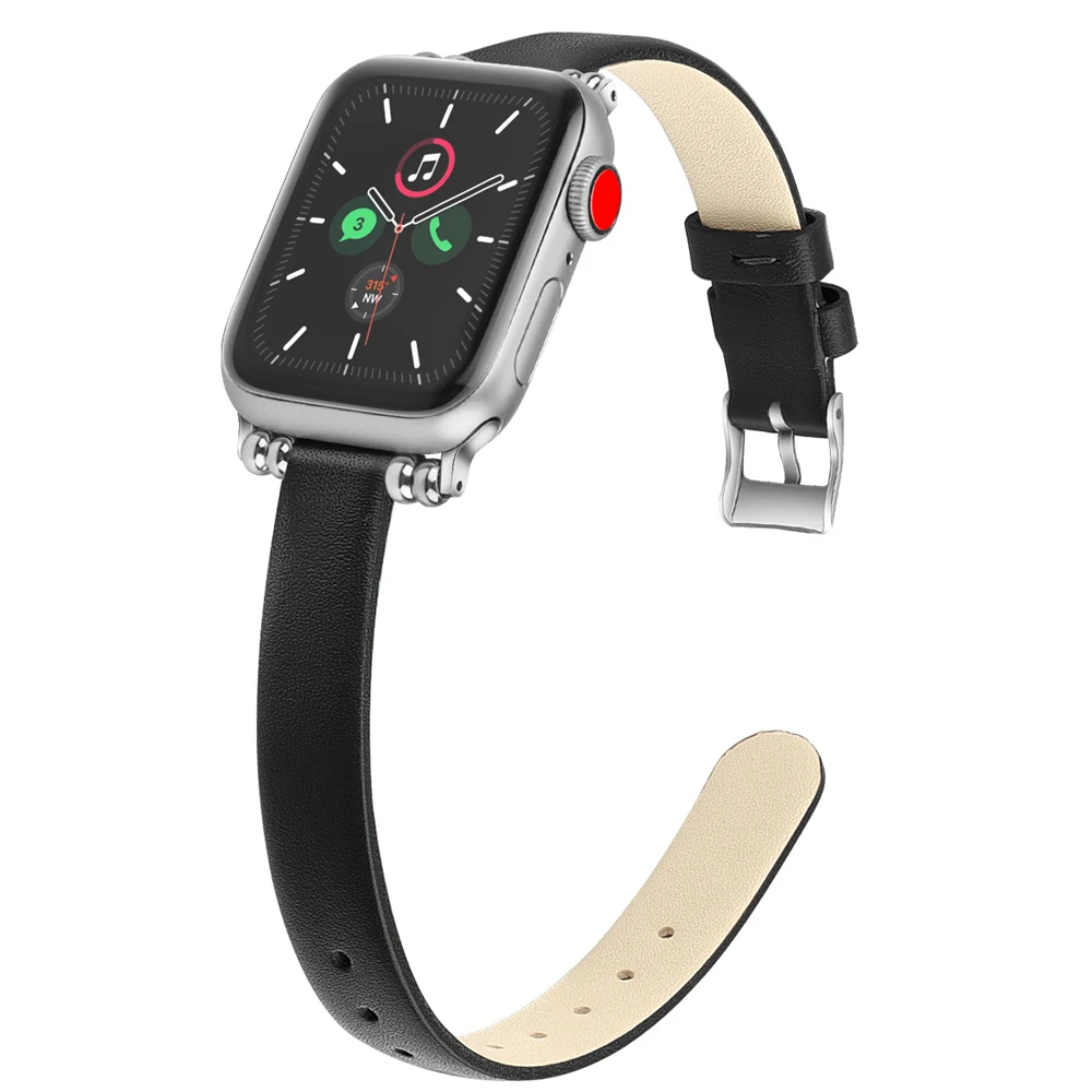 Ремешок кожаный для apple watch 3 band 38 мм 40 мм, тонкий браслет для iWatch Series 5 4 3 2 44 мм 42 мм
Ремешок кожаный для apple watch 3 band 38 мм 40 мм, тонкий браслет для iWatch Series 5 4 3 2 44 мм 42 мм