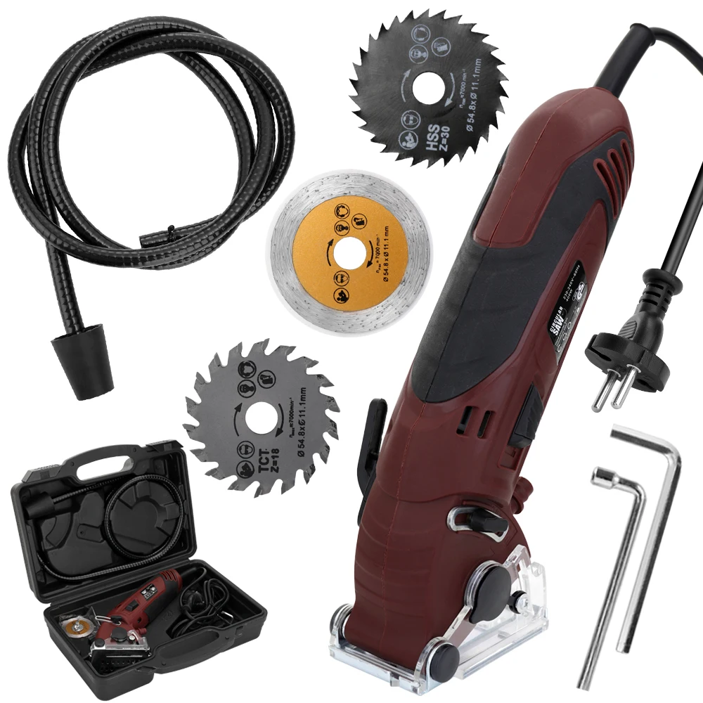 Multifunctional Mini Electric Circular Saw Kit 400W 230-240V Cutting Machine Set DIY Blades Guide Ruler Woodworking Tool
Multifunctional Mini Electric Circular Saw Kit 400W 230-240V Cutting Machine Set DIY Blades Guide Ruler Woodworking Tool