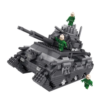 1350pcs Military Army Tank Mini Blocks Model Bricks Sets WW2 Soldier Figures Educational Building Blocks Toys for Children Boys
1350pcs Military Army Tank Mini Blocks Model Bricks Sets WW2 Soldier Figures Educational Building Blocks Toys for Children Boys