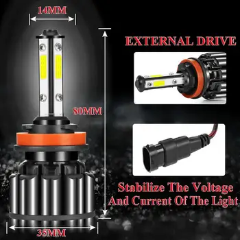 2pcs H11 LED Headlight H8 Car Headlamp Fog Light Bulbs High or Low Beam Bulbs 60W 10000LM 6000K White led fog light
2pcs H11 LED Headlight H8 Car Headlamp Fog Light Bulbs High or Low Beam Bulbs 60W 10000LM 6000K White led fog light