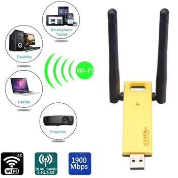 Mini Wifi Adapter 1200mbps Dual Band USB Wireless Wifi Receiver Wifi Dongle 2.4G 5G USB Network Card External Dual Antenna
Mini Wifi Adapter 1200mbps Dual Band USB Wireless Wifi Receiver Wifi Dongle 2.4G 5G USB Network Card External Dual Antenna
