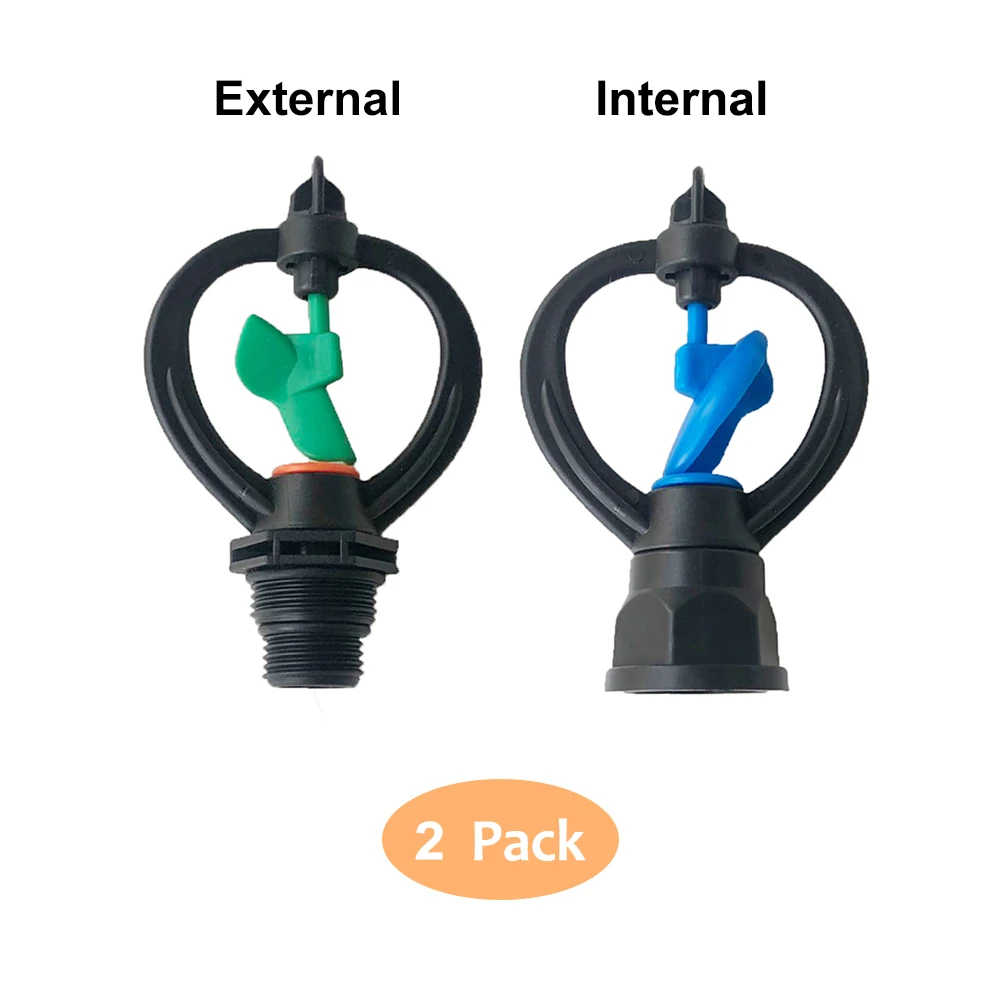 2Pcs 1 / 2``3 / 4 '' green outer / blue inner thread leaf-shaped 360-degree rotating garden lawn irrigation supplies sprinklers
2Pcs 1 / 2``3 / 4 '' green outer / blue inner thread leaf-shaped 360-degree rotating garden lawn irrigation supplies sprinklers